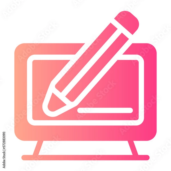 Fototapeta web design gradient icon