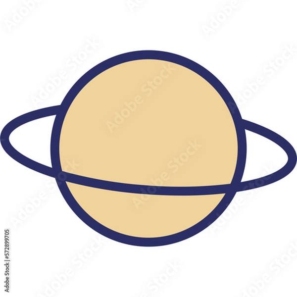 Fototapeta Spaceship Vector Icon which can easily modify or edit