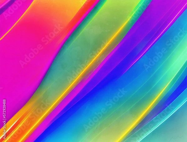 Fototapeta abstract background with rainbow