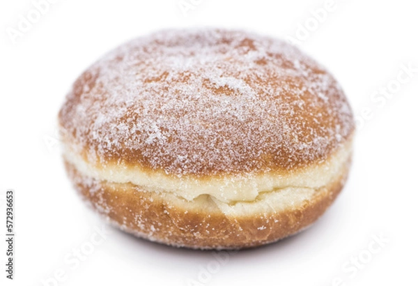 Obraz Fresh made Berliner (transparent background, selective focus)