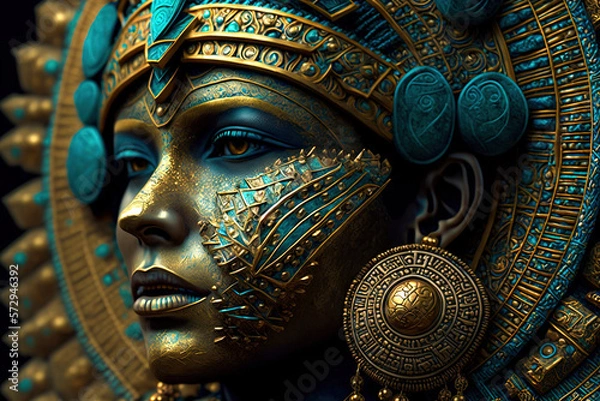 Obraz AI Generated Abstract Ancient Americas art