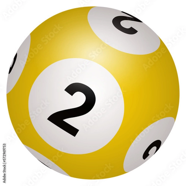 Obraz Boule de loto n° 2 en PNG