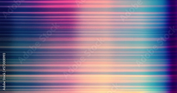Fototapeta Abstract blurred grainy gradient old tv purple lines desktop created with generative AI technology