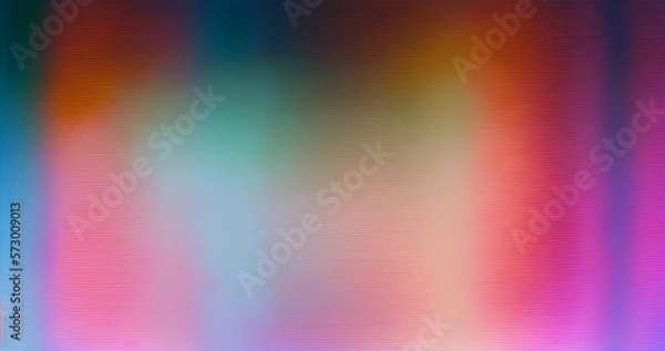 Fototapeta Abstract blurred grainy rainbow gradient desktop created with generative AI technology
