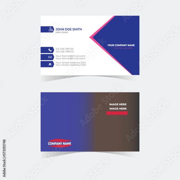 Fototapeta  New Modern Business card Design Template