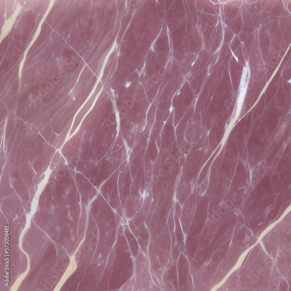 Obraz Realistic Pink Marble Texture Background created with Generative AI technology