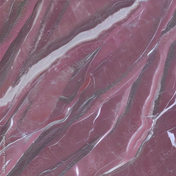 Obraz Realistic Pink Marble Texture Background created with Generative AI technology