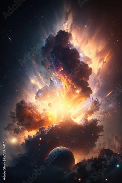 Obraz Galaxy Explosion