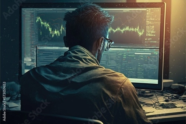 Obraz Doing Trading Online