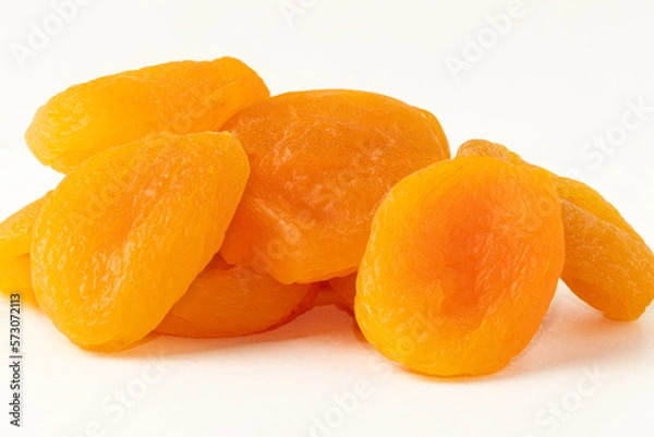 Obraz Dried apricot isolated on white background.