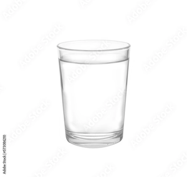 Obraz glass of water isolated on  transparent png