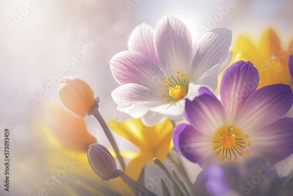 Obraz wiosenne kwiaty