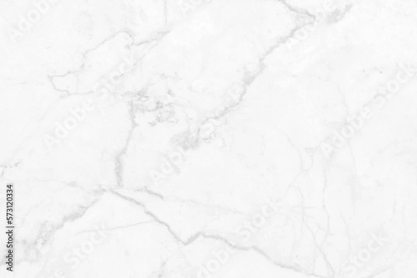 Fototapeta White marble texture with natural pattern for background or design art work.