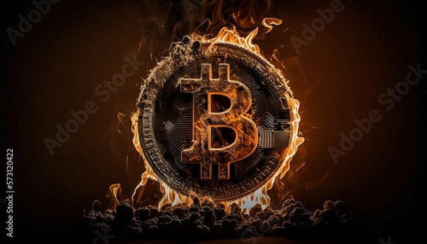 Fototapeta Bitcoin