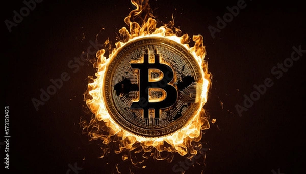 Fototapeta Bitcoin