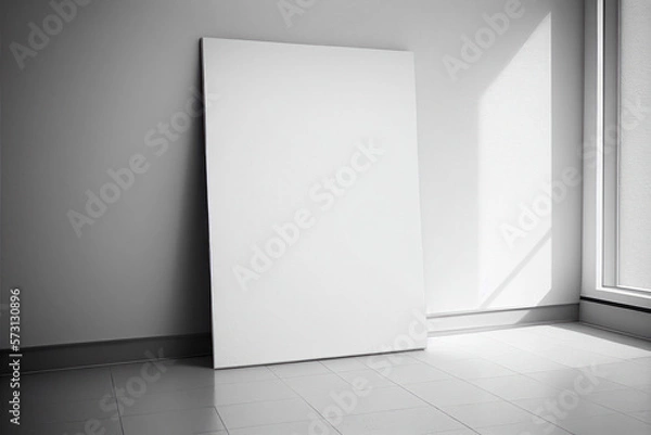 Obraz White empty frame for art or photographt