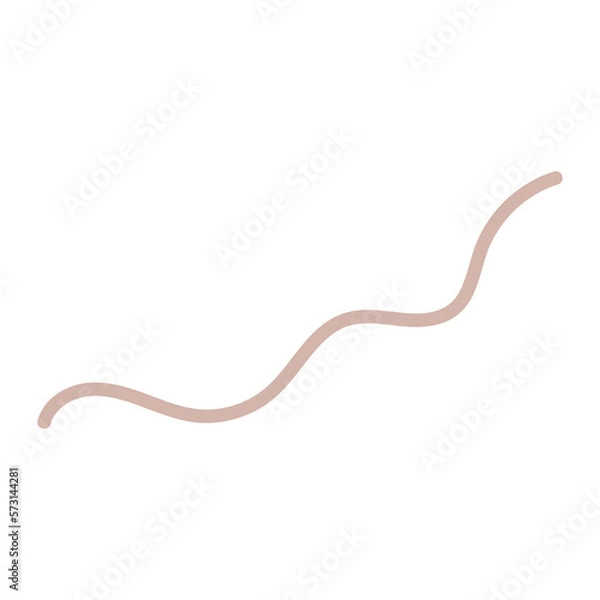 Fototapeta doodle line boho