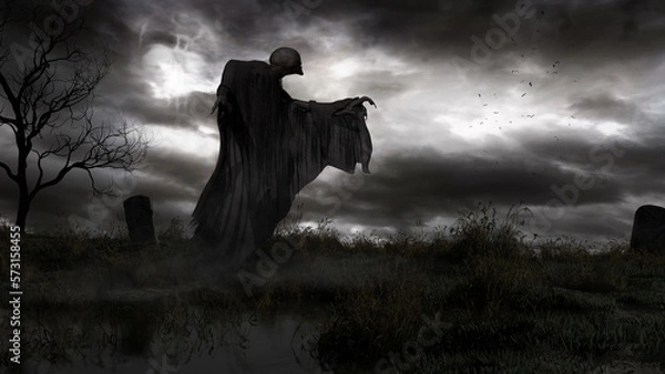 Obraz Ghost on marsh