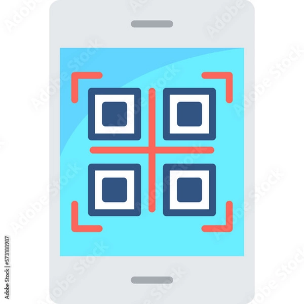 Fototapeta Qr Code Icon