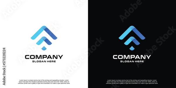 Obraz Creative Vector Inspiration Template Logo Design