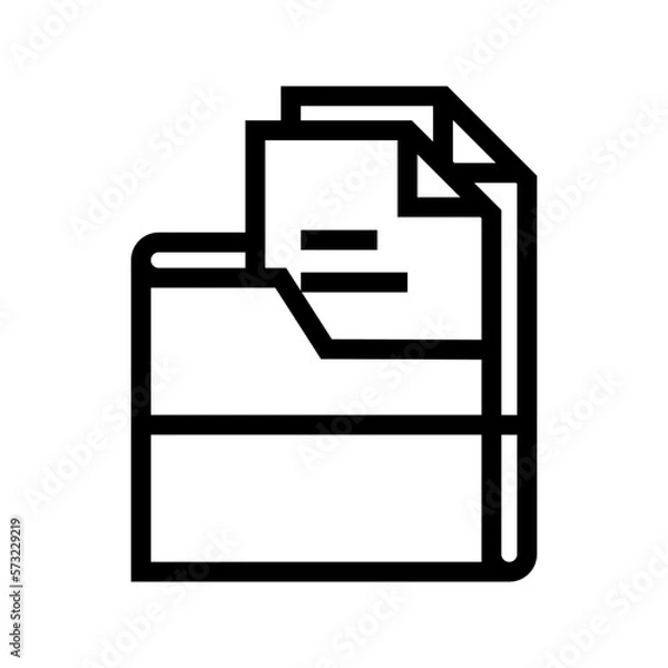 Obraz Icon Line, E-Learning, online learning. editable file.