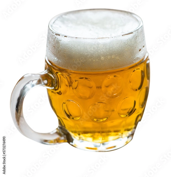 Obraz czech beer isolated on white background