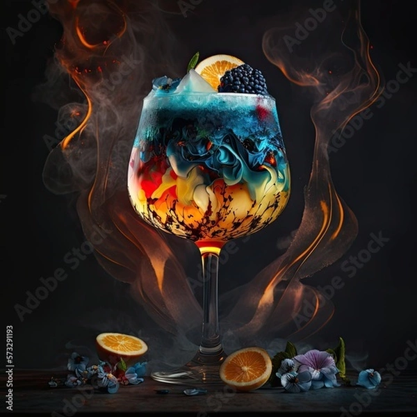 Fototapeta Fancy Cocktail - Generative Ai