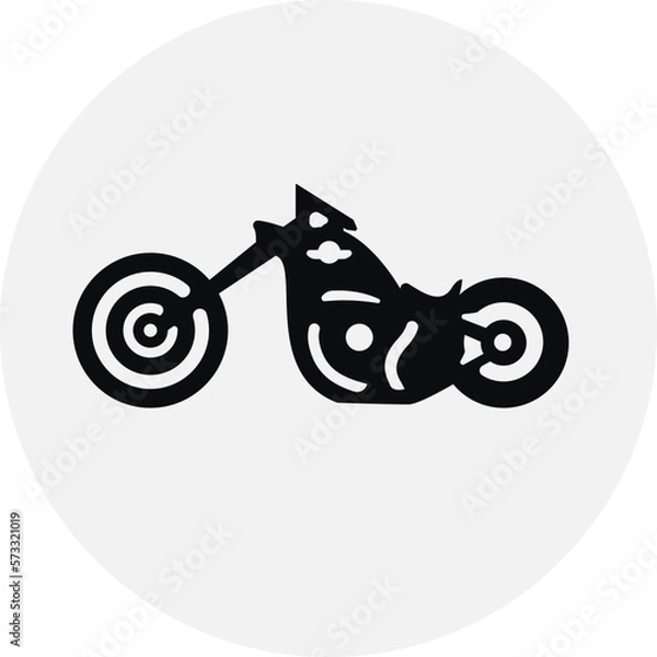 Fototapeta Chopper motorcycle