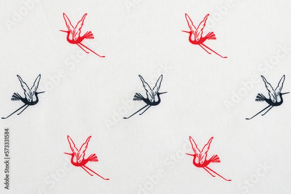 Obraz Textil Vögel   