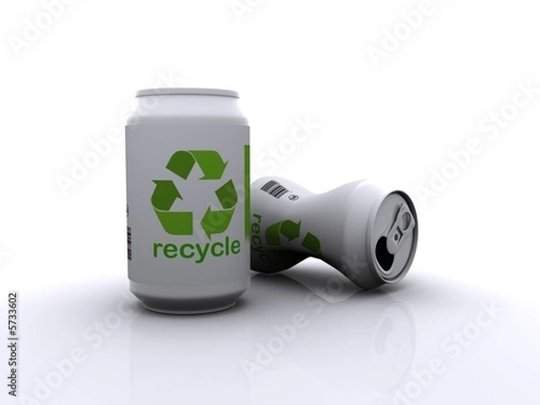 Obraz Recycle aluminium cans