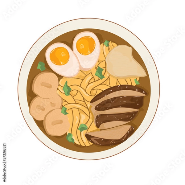 Fototapeta ramen vector