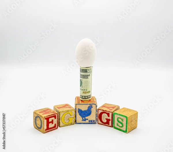 Obraz Eggs, money and eggs