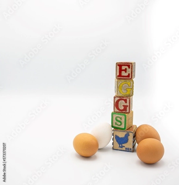 Obraz Eggs, money and eggs