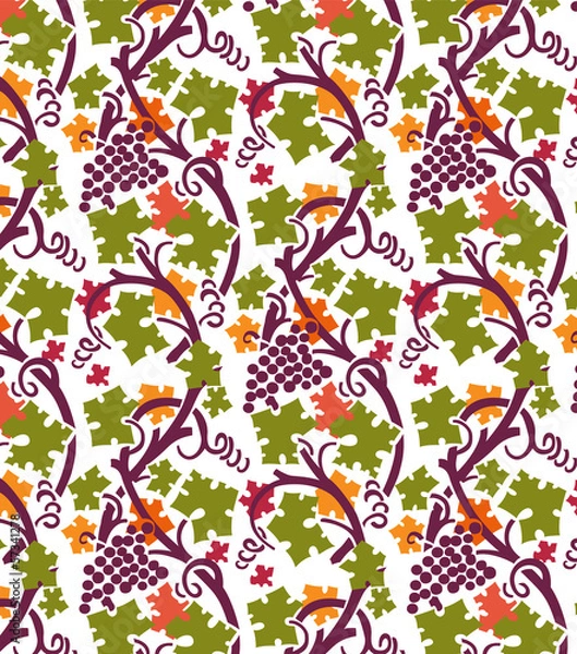 Obraz autumn grapevine