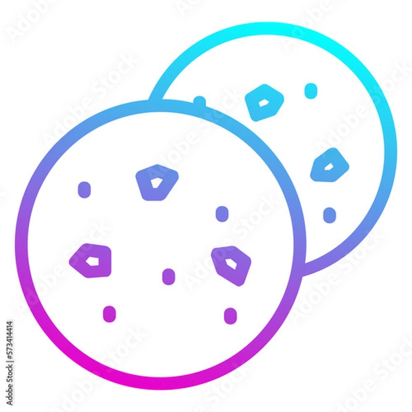 Fototapeta cookies icon 