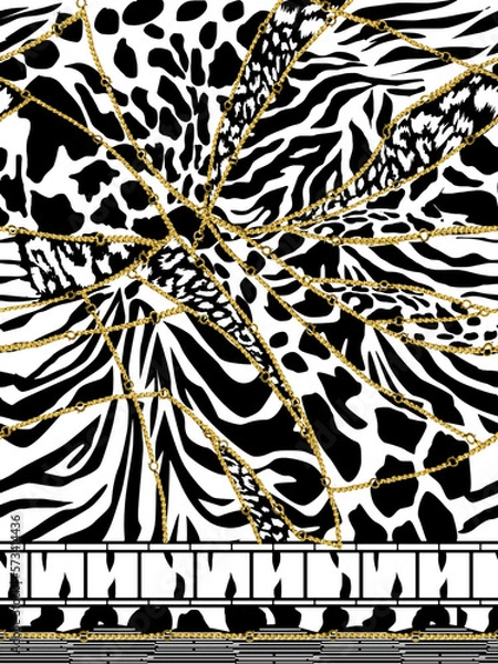 Obraz seamless leopard skin pattern