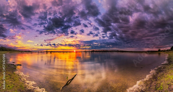 Obraz Benbrook lake Sunrise