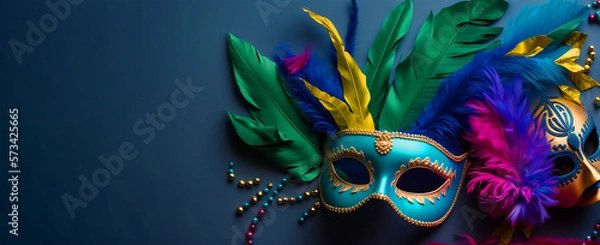 Obraz carnival mask on the beach