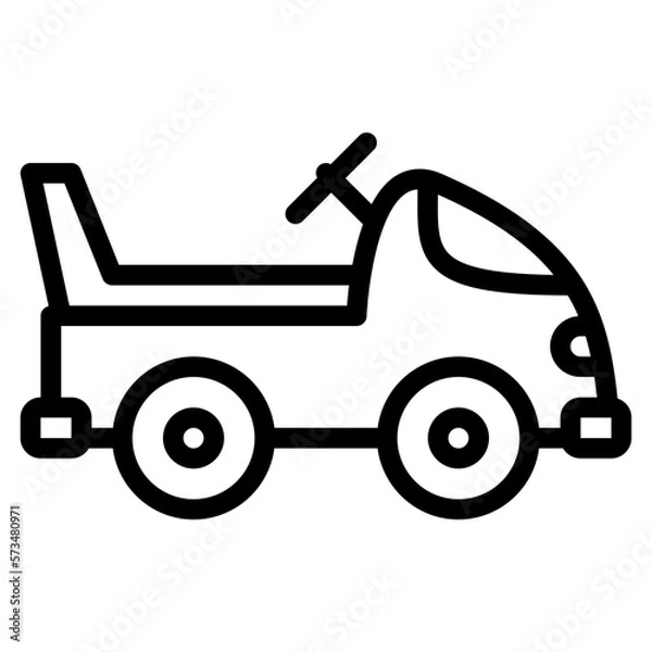Obraz car outline icon