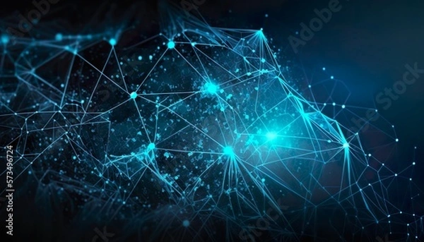 Obraz abstract light background (Generative AI)