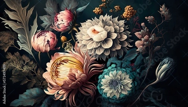 Obraz Floral Pattern (Generative AI)