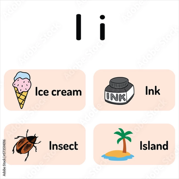 Fototapeta Alphabets for children