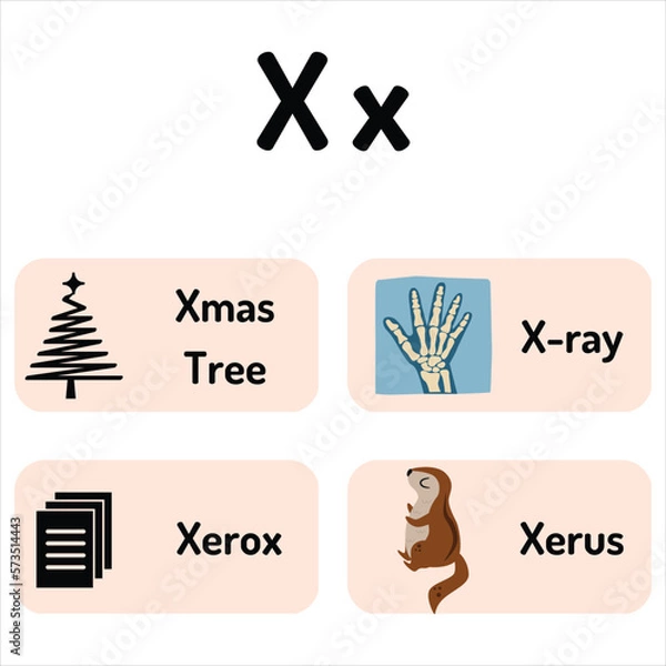 Fototapeta Alphabets for children