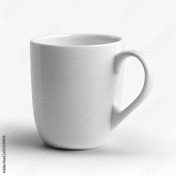 Obraz white mug on white background 