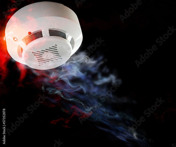 Obraz Zostanie uruchomiony alarm pożarowy.