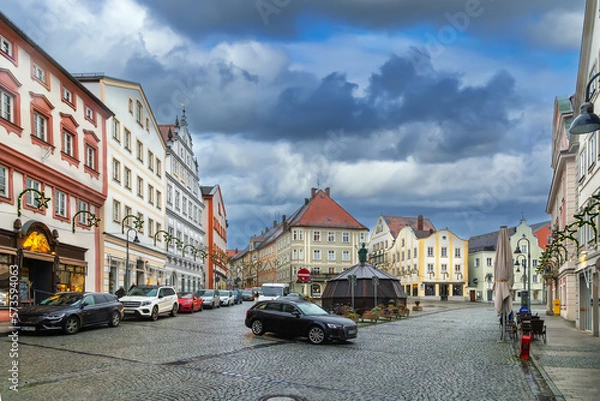 Obraz Main square in Eichstatt, Germany