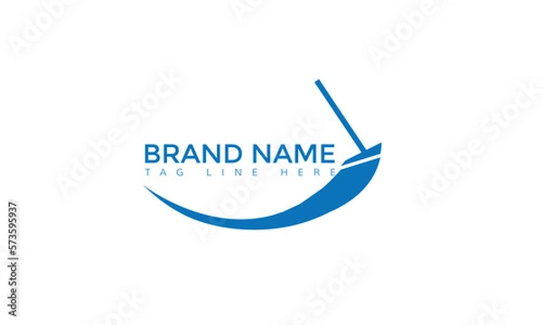 Obraz Creative Cleaning Concept Logo Design Template