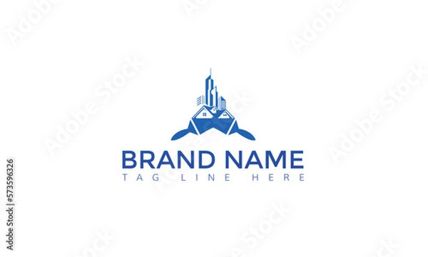 Obraz Creative Cleaning Concept Logo Design Template