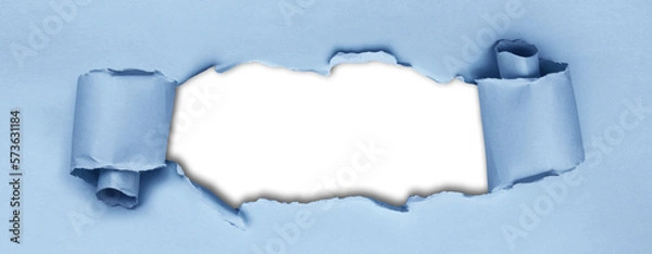 Obraz torn paper with transparent background, png
