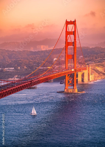 Obraz Under the Golden Gate